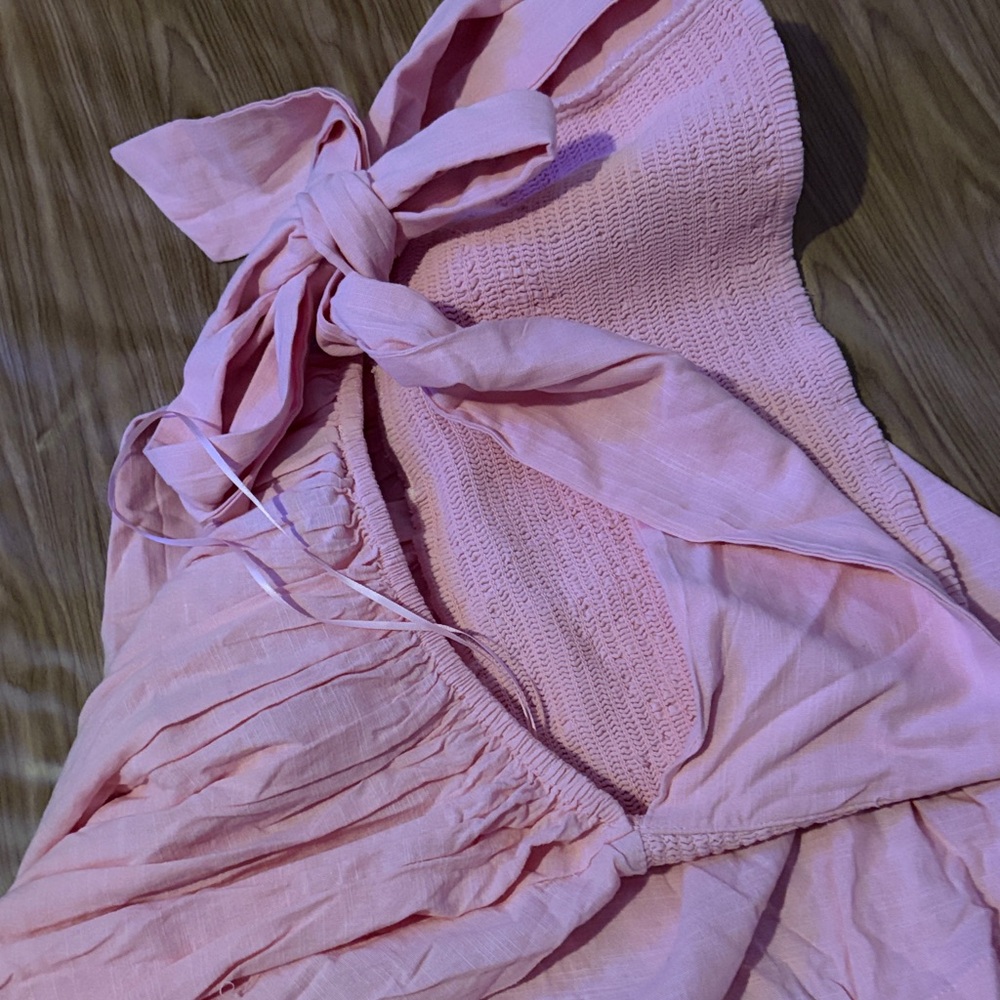 Pink Strapless Dress - Picture 7 of 10